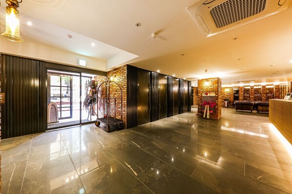 Interior entrance