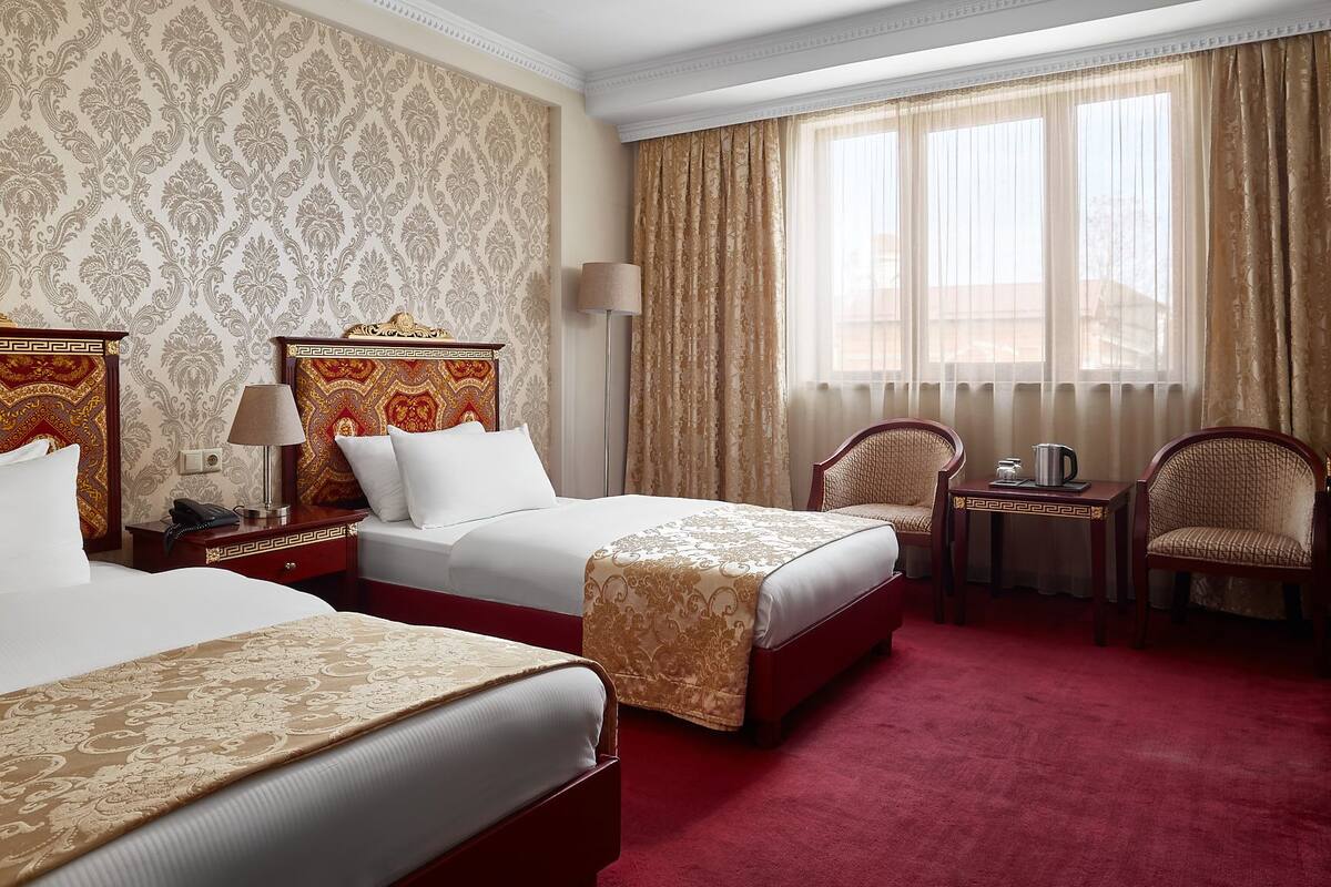 Double Room (2 adults + 1 child) | Minibar, in-room safe, desk, laptop workspace