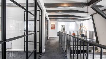 Exclusive Apartment | Living area | 50-inch Smart TV with digital channels, TV, Netflix