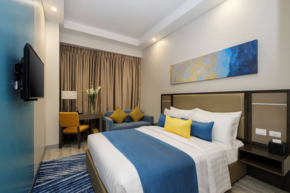 1 bedroom, minibar, in-room safe, laptop workspace