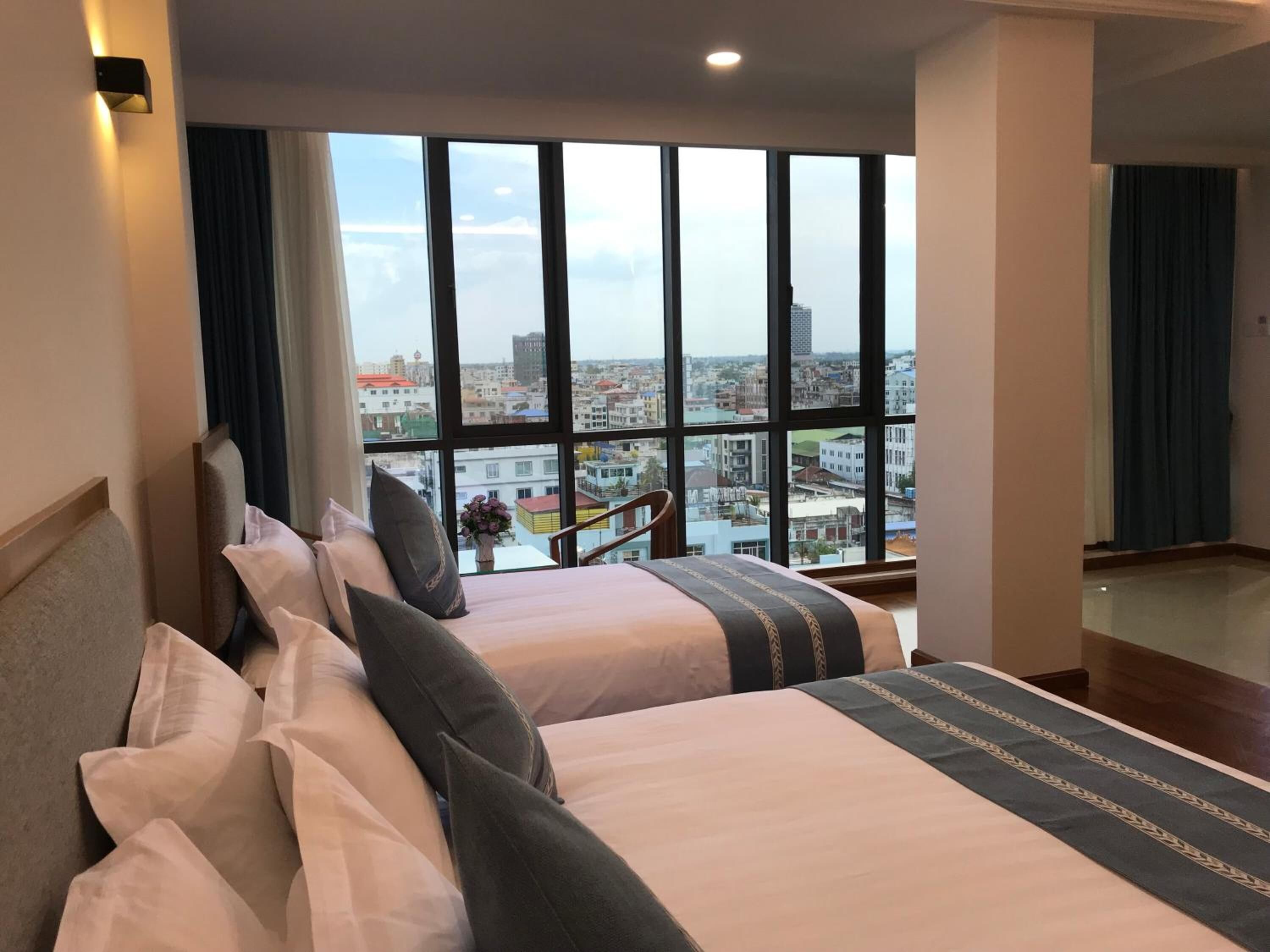 In-room safe, desk, laptop workspace, blackout drapes