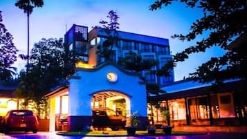 Front of property – evening/night