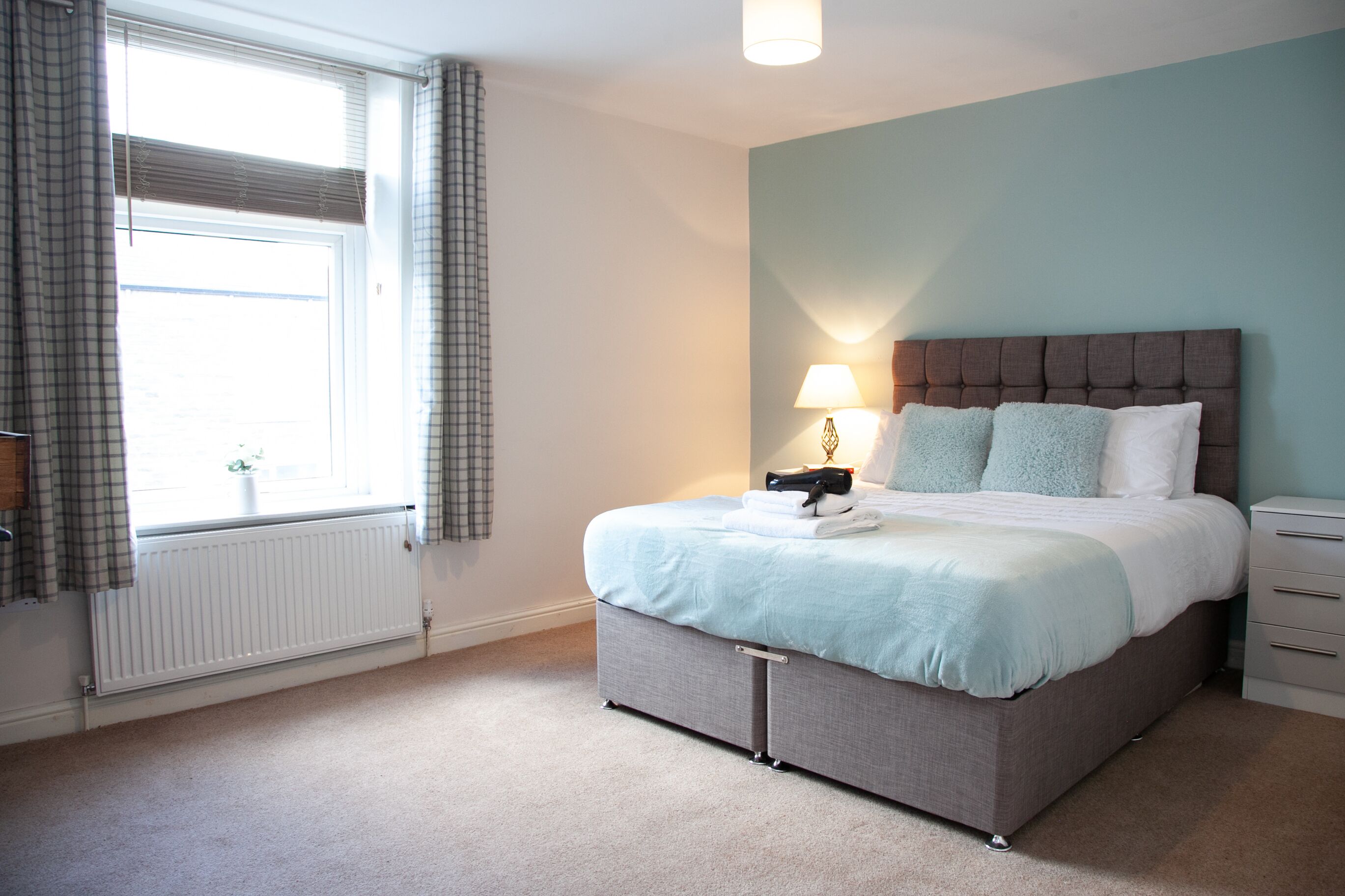 3 bedrooms, iron/ironing board, travel cot, WiFi