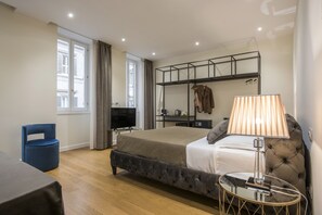 1 chambre, coffres-forts dans les chambres, fer et planche à repasser