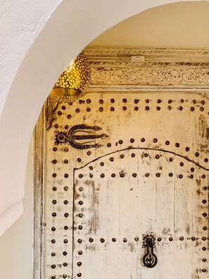 Entrada de la propiedad