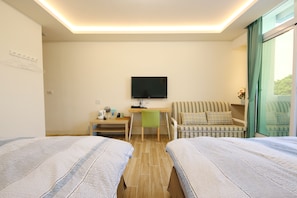 Premium bedding, down comforters, pillowtop beds, individually furnished