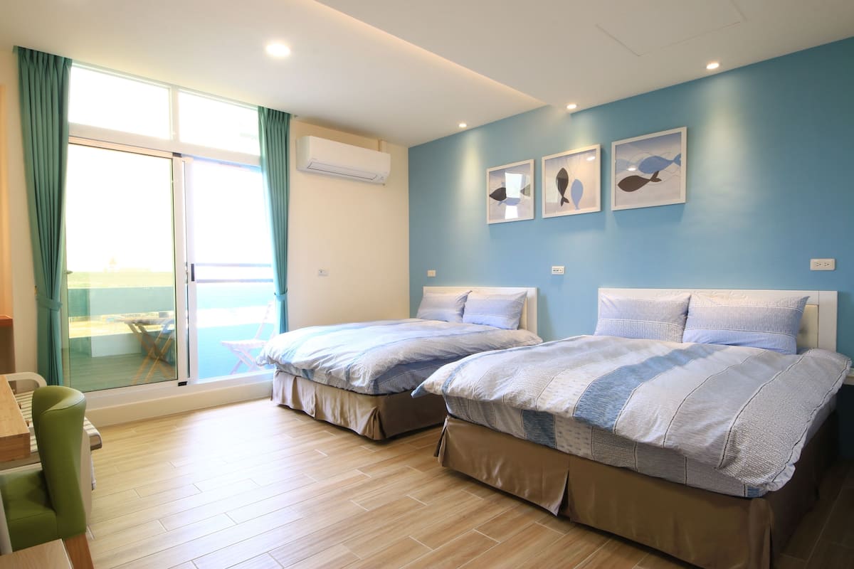 Chambre quadruple familiale | Vue de la chambre