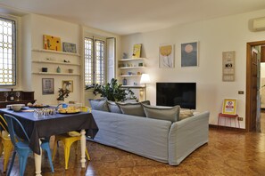 Superior Apartment, 2 Bedrooms | Living area - notaMi -  Casagrande 1920 (Milan)