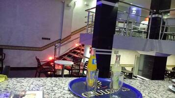 Breakfast, lunch, dinner served; local and international cuisine