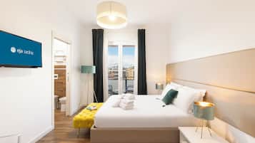 Premium bedding, down duvets, memory-foam beds, minibar