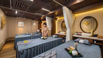 Hot stone massages, deep-tissue massages, Thai massages, body scrubs