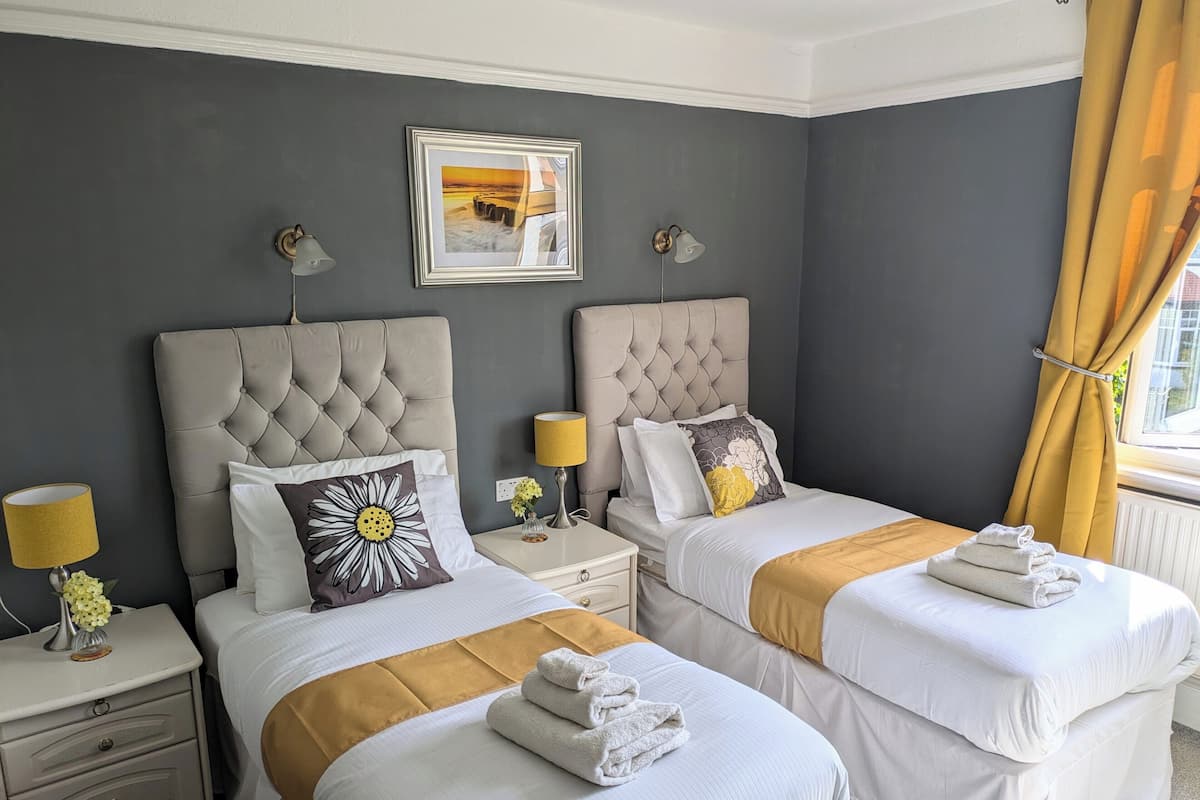 Habitación estándar con 2 camas individuales | Wifi gratis y ropa de cama