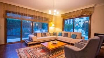 Villa, 4 Bedrooms | Living area | LCD TV