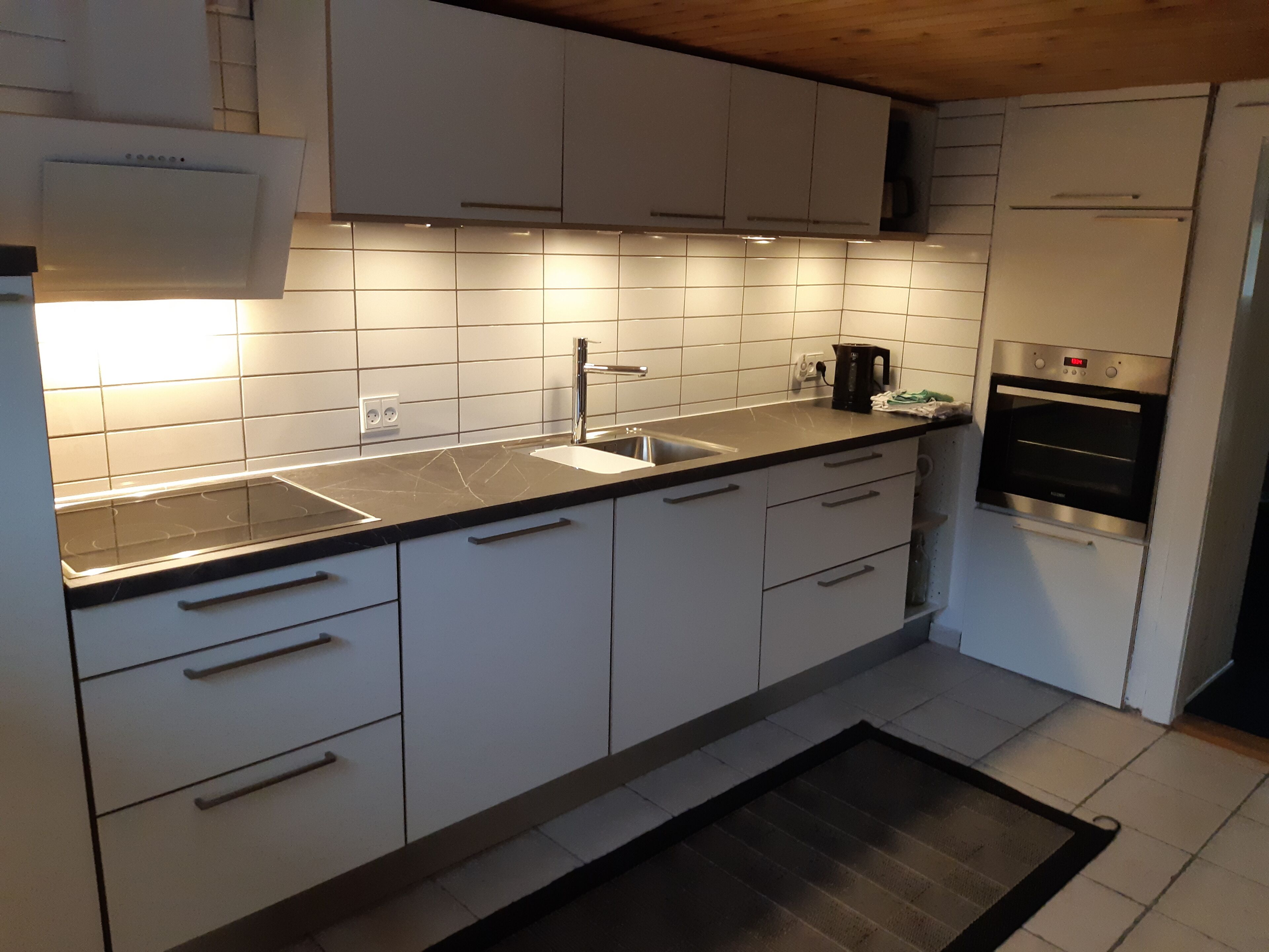 Family Studio, 2 Bedrooms, Private Bathroom, Garden Area | Private kitchen | Fridge, microwave, oven, stovetop