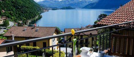 Appartement, vue lac (1 Bedroom) | Balcon