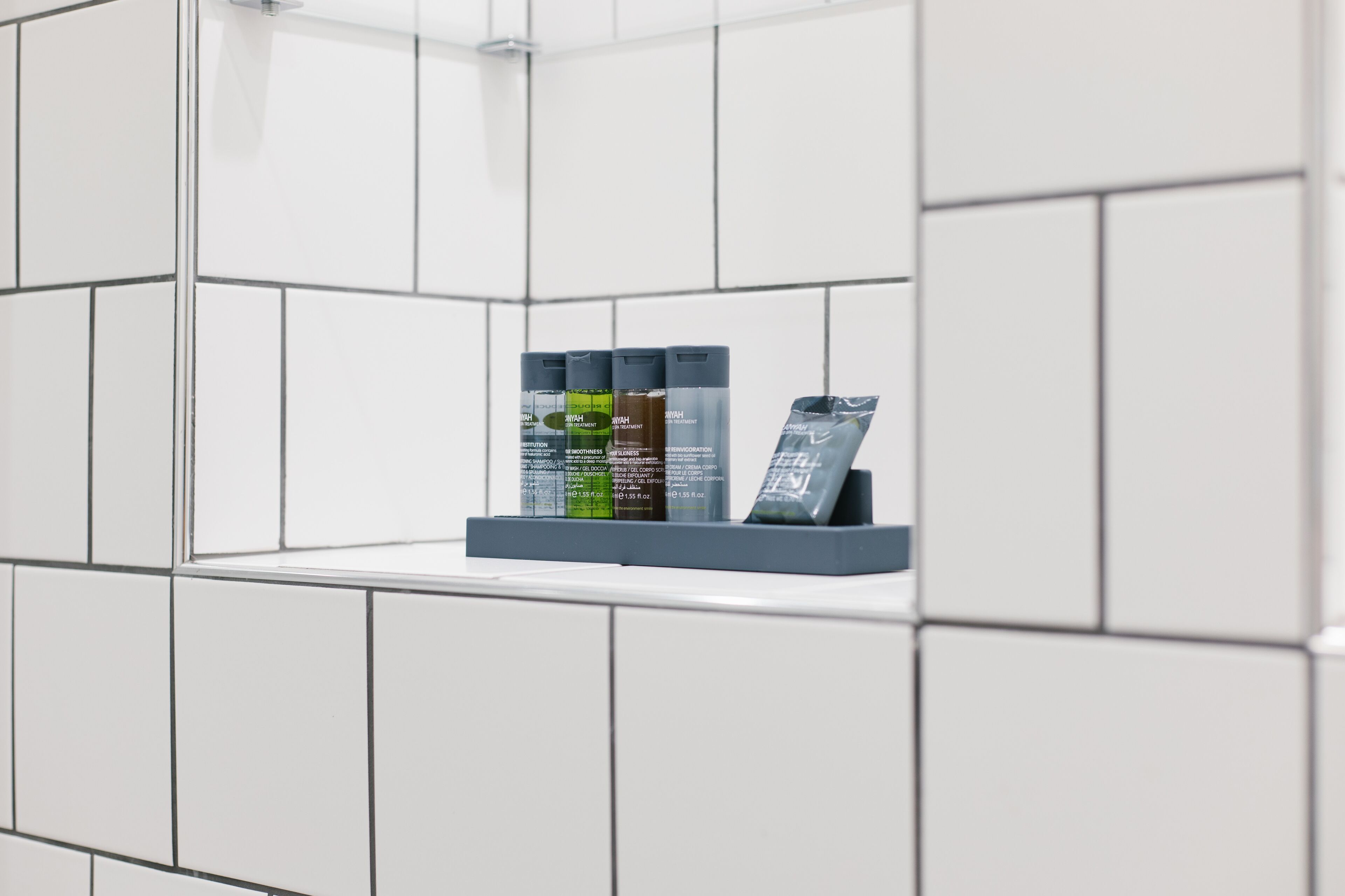 signature suite, 2 bedrooms, terrace | bathroom amenities | rainfall showerhead, free toiletries, hair dryer, heated floors