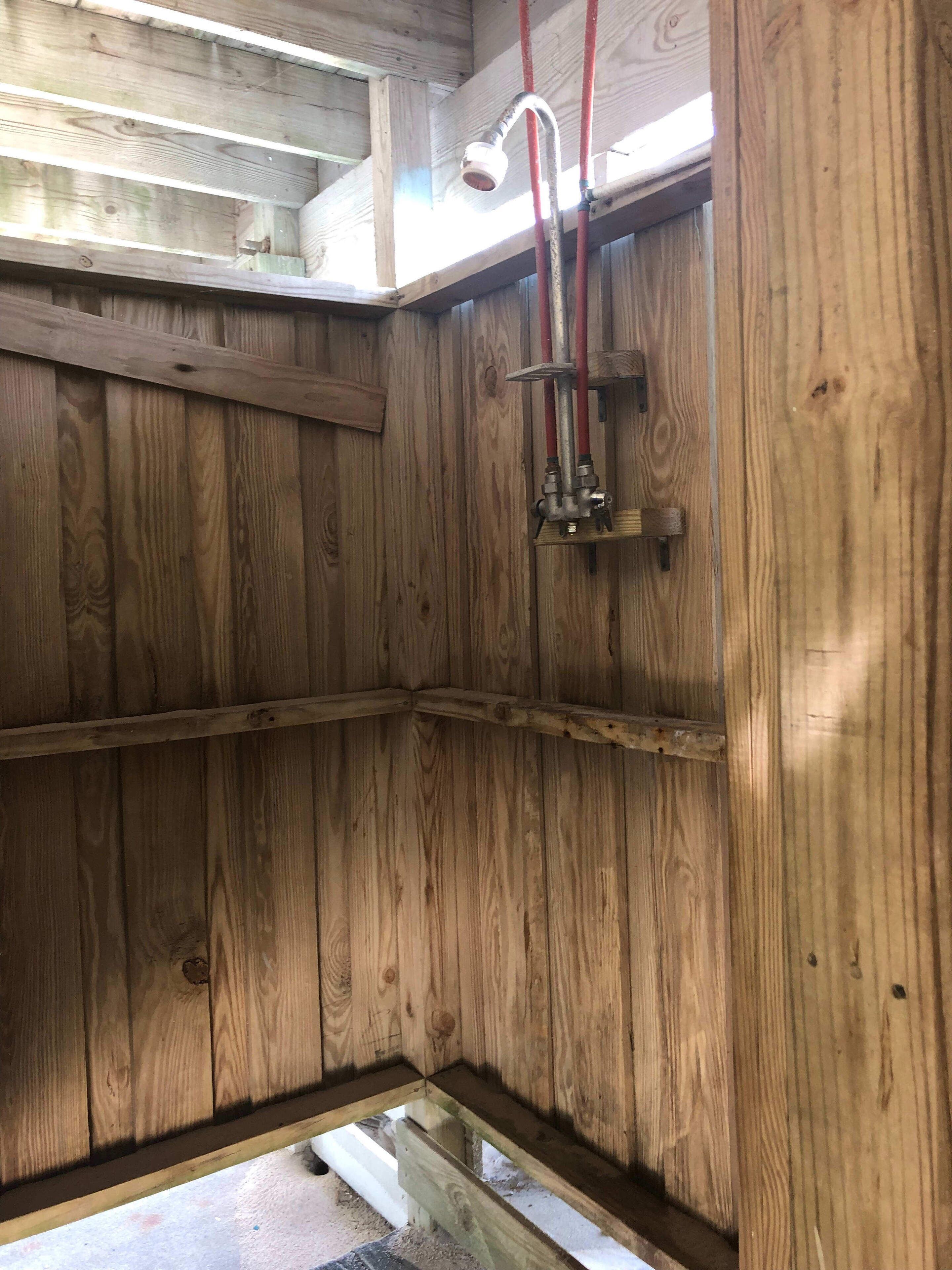 Outside Shower Bottom Floor