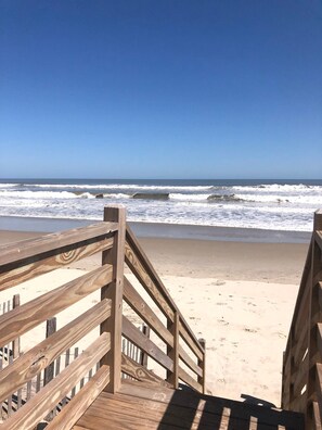 On the beach