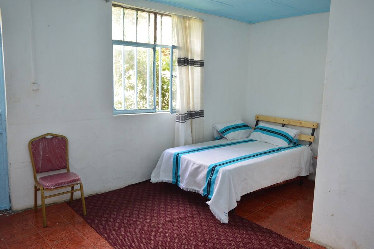 Habitación doble Deluxe | Espacio para trabajar con laptop, cortinas blackout y insonorización