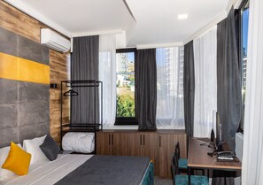 Standard Double Room, 1 Double Bed (Accessible) | Bathroom | Shower, free toiletries, hair dryer, slippers - BG Palace Hotel (Tbilisi)
