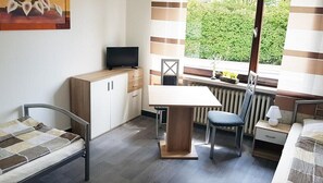 Desk, laptop workspace, iron/ironing board, free WiFi