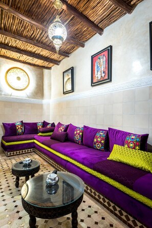 Zona de estar del vestíbulo