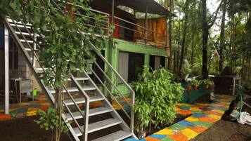 Deluxe AC Cottages | Balcony view