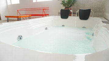 Luxury Room | Bathroom | Shower, towels, soap, toilet paper