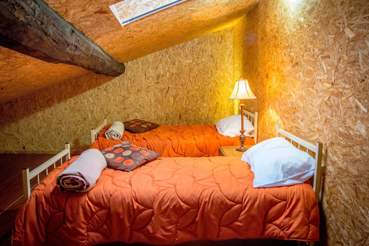 Blackout drapes, soundproofing, WiFi (free), bed sheets