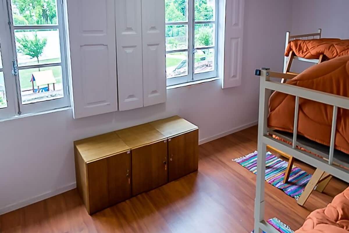 Blackout drapes, soundproofing, WiFi (free), bed sheets
