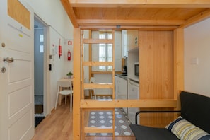 Loft, City View, Ground Floor | Living area | 24-inch LED TV with cable channels, TV - 731 Costa Cabral Metro Residence (Porto)
