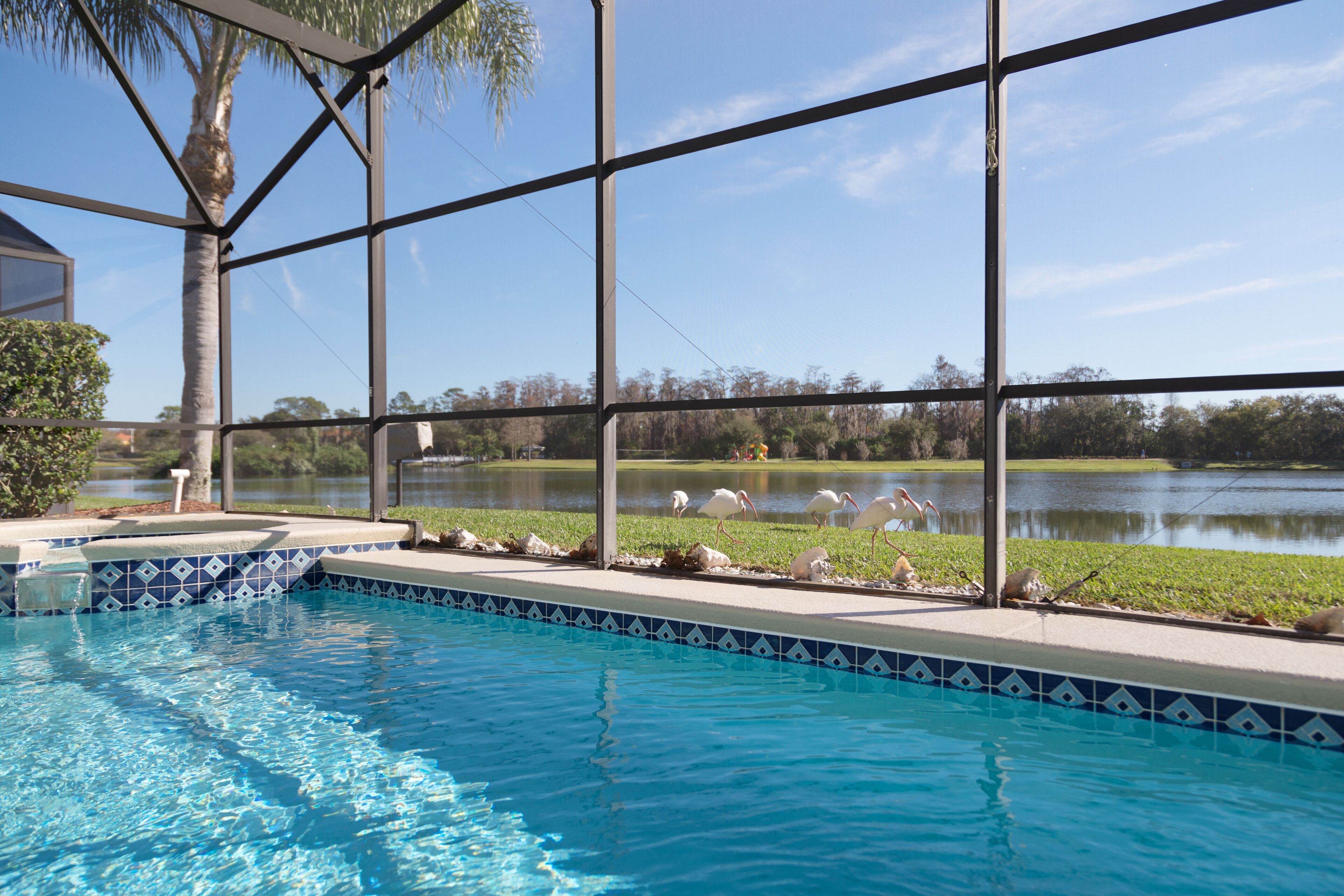 Alberca al aire libre y alberca climatizada