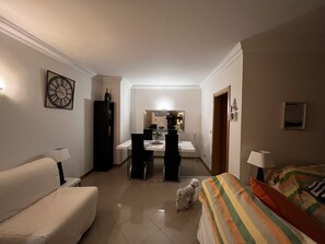 1 bedroom, iron/ironing board, travel crib, free WiFi