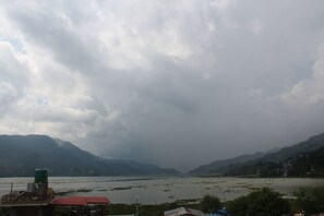 View from room - Hotel Red Carpet (Pokhara)