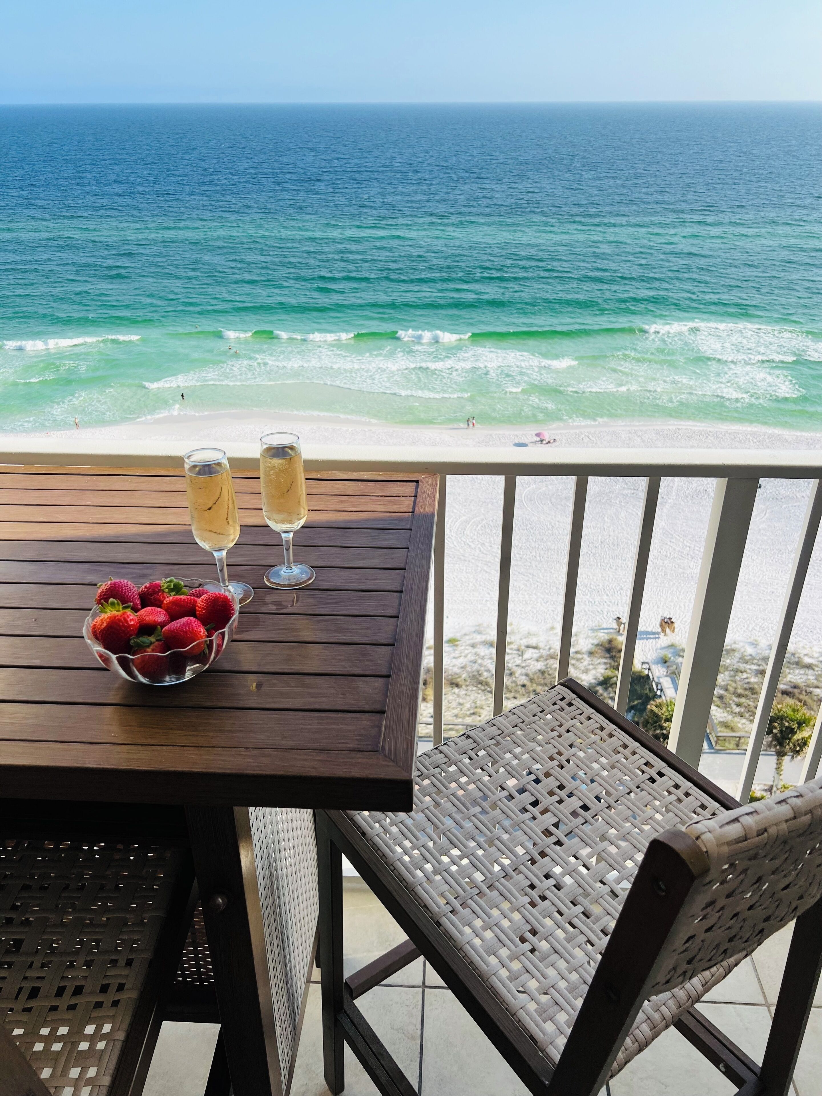Unobstructed Gulf View I Pool Hot Tub I 2 Bedroom I 2 Bath I 2 Min Walk to Beach