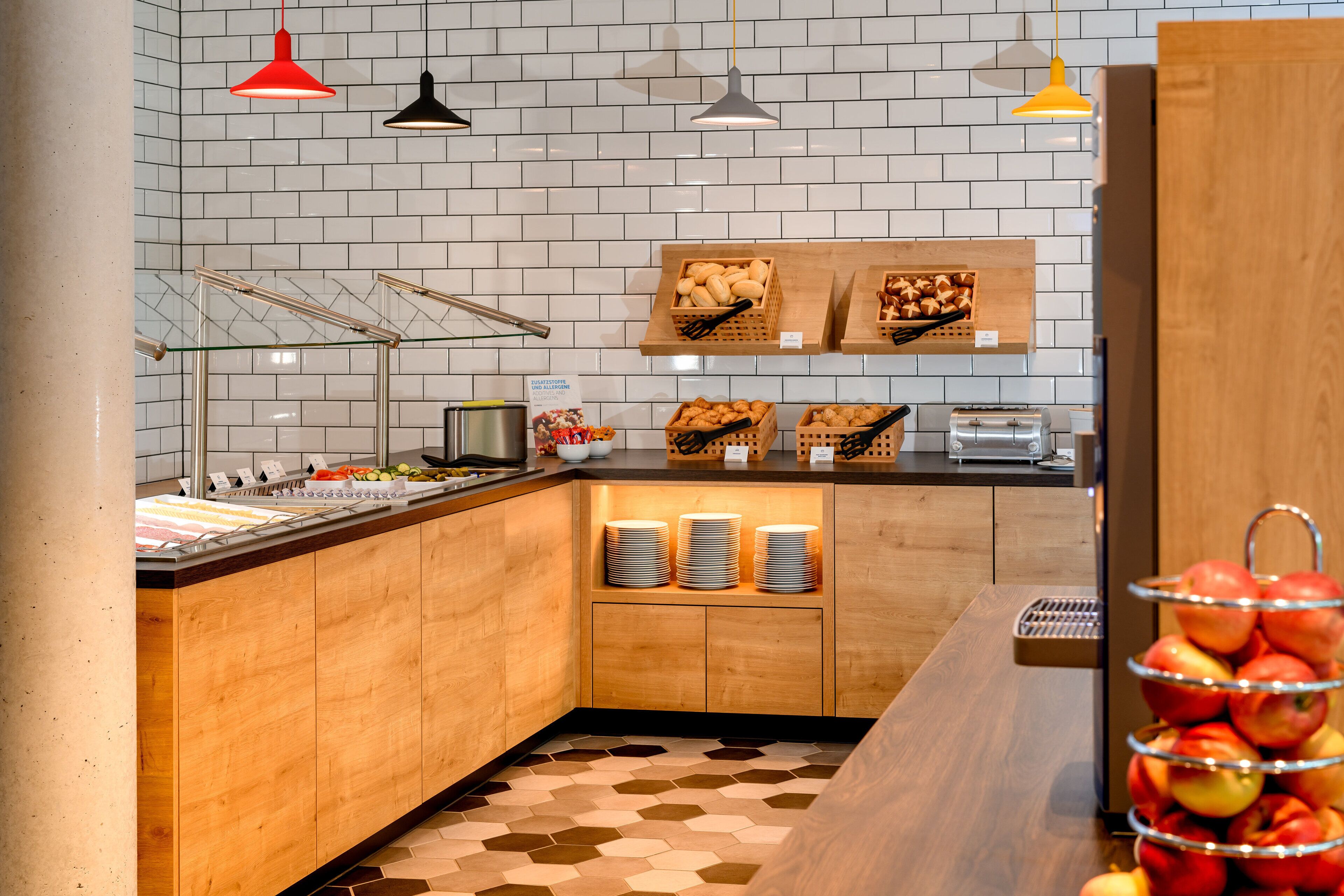 free daily self-service breakfast