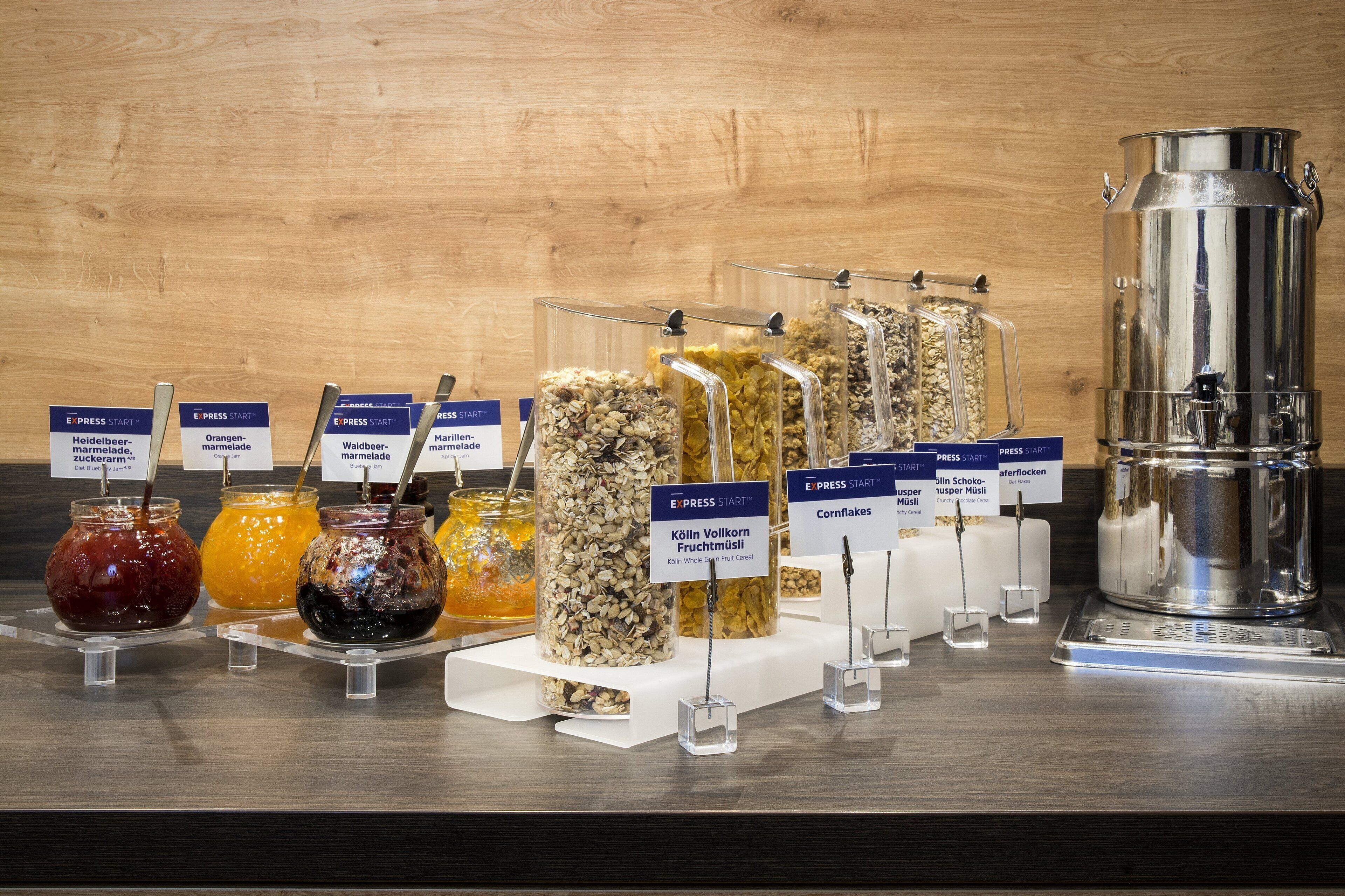 free daily self-service breakfast