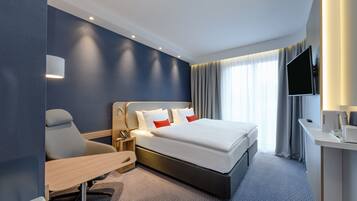 1 chambre, literie hypoallergénique, coffres-forts dans les chambres