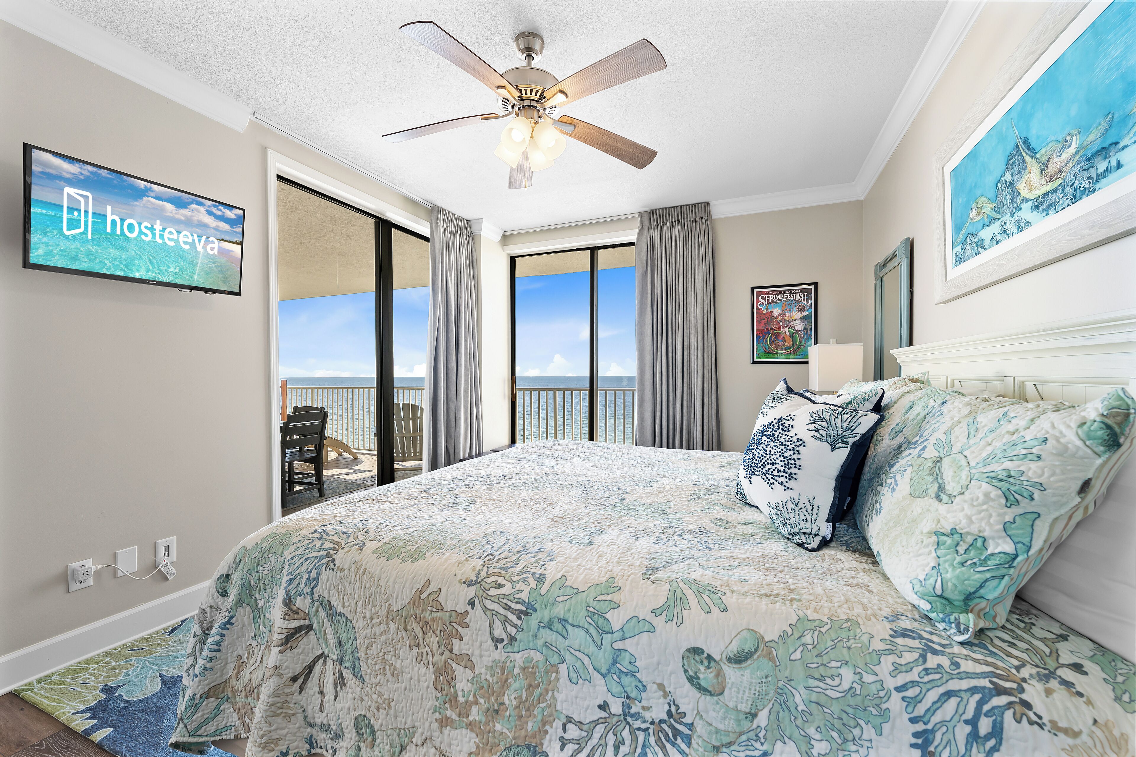 컴포트 콘도, 침실 3개, 발코니, 운하 전망 | 3 개의 침실, 각각 다른 스타일의 인테리어, 각각 다르게 가구 비치, 다리미/다리미판