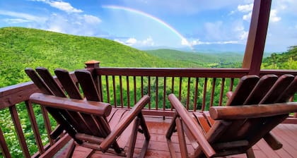 Viewtopia | 180° Mountain Views, Hot Tub, Dog-Friendly & 9 Miles to Blue Ridge