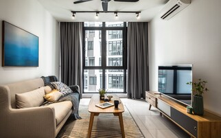 家庭公寓, 3 间卧室 | 客厅 | 50-英寸智能电视（配备数码频道）