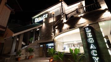 Front of property – evening/night