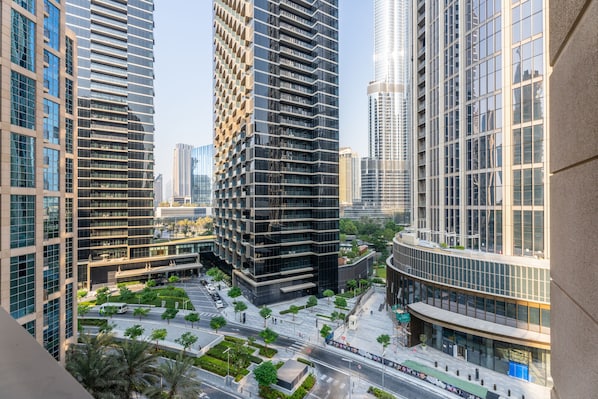 Classic Apartment | Balcony view - Nasma Luxury Stays - Standpoint Tower A (Dubai)