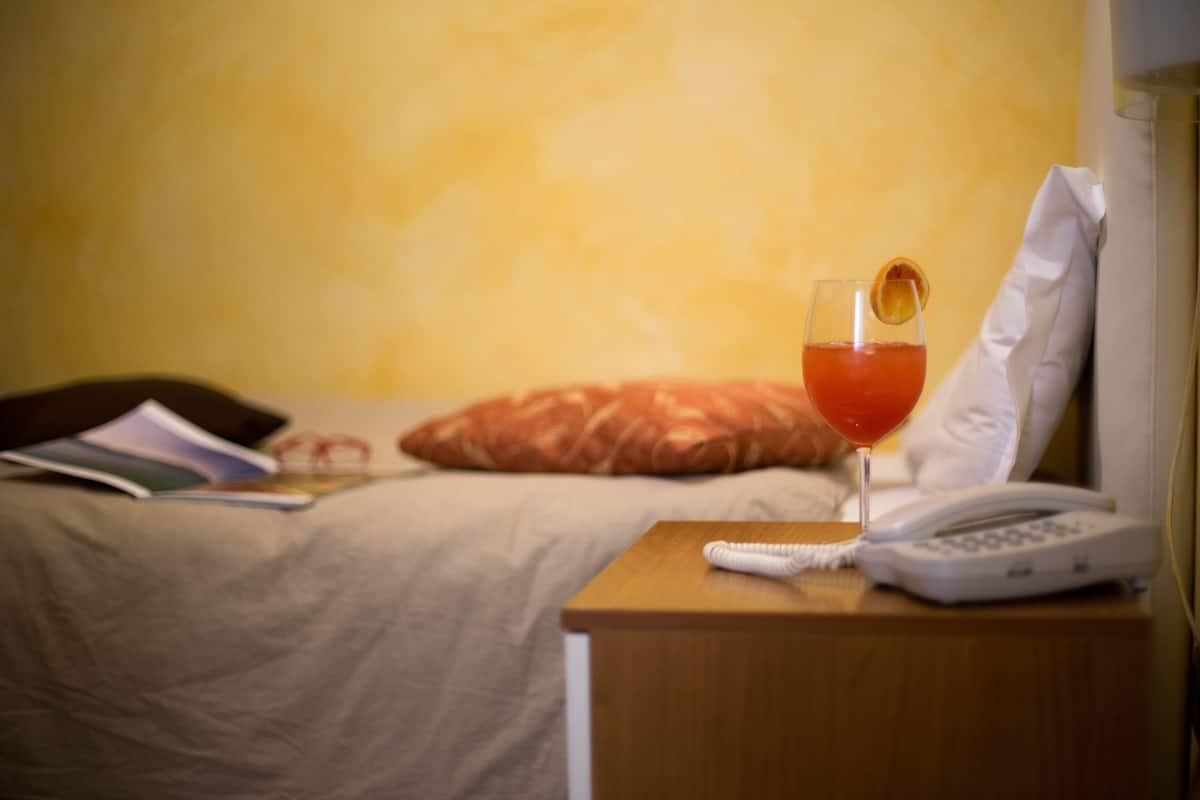 Einzelzimmer | Zimmersafe, Schreibtisch, schallisolierte Zimmer, kostenloses WLAN