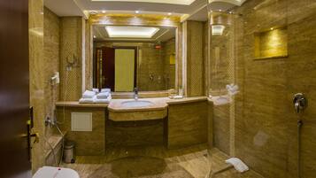 Free toiletries, hair dryer, towels, toilet paper