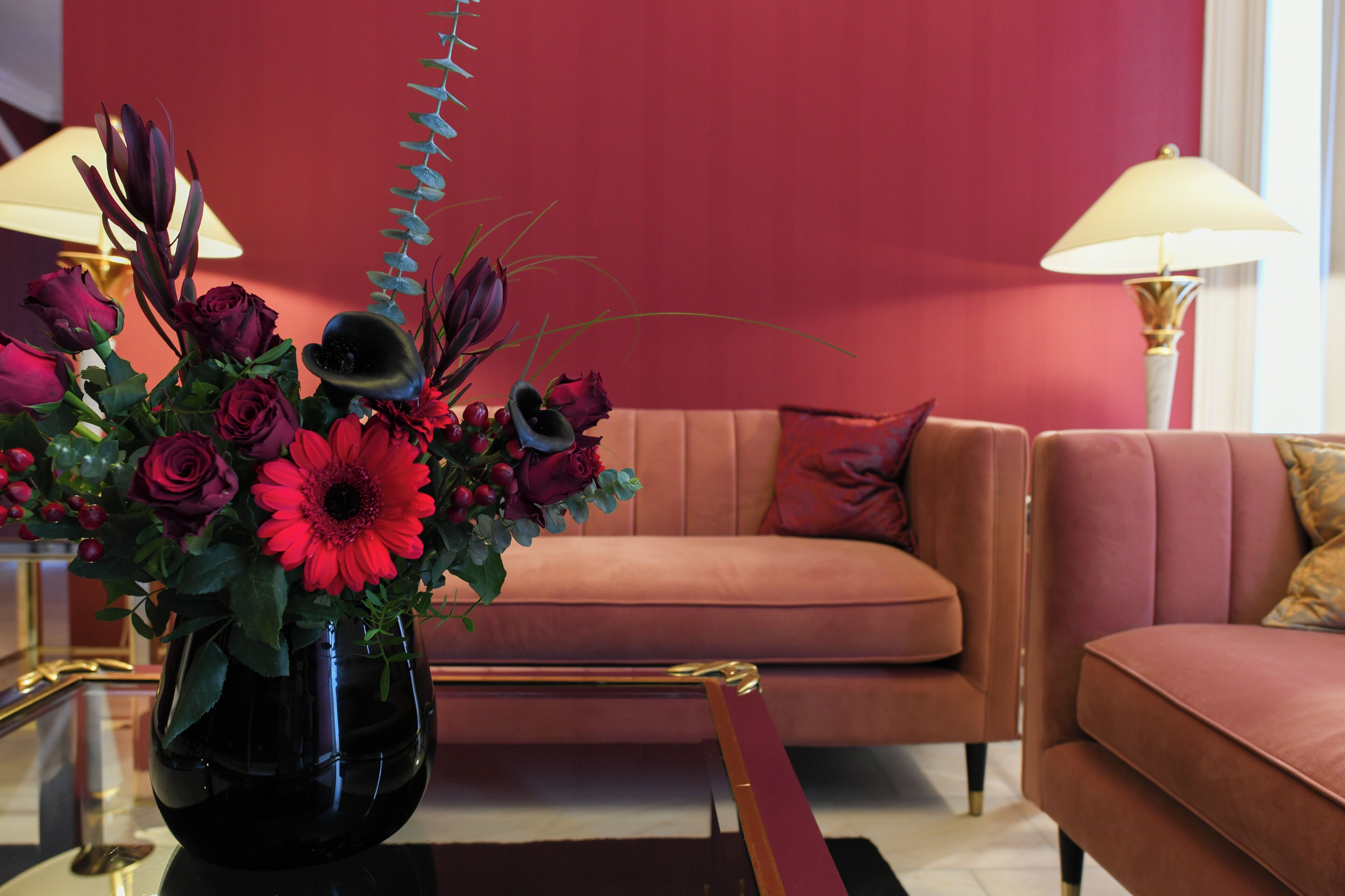 the suite | living area | 15-inch tv with digital channels