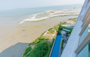 Appartement Élite, 2 chambres | Vue depuis le balcon