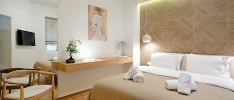 Appartement Deluxe, 3 chambres, terrasse, vue parc | 3 chambres, literie de qualité supérieure