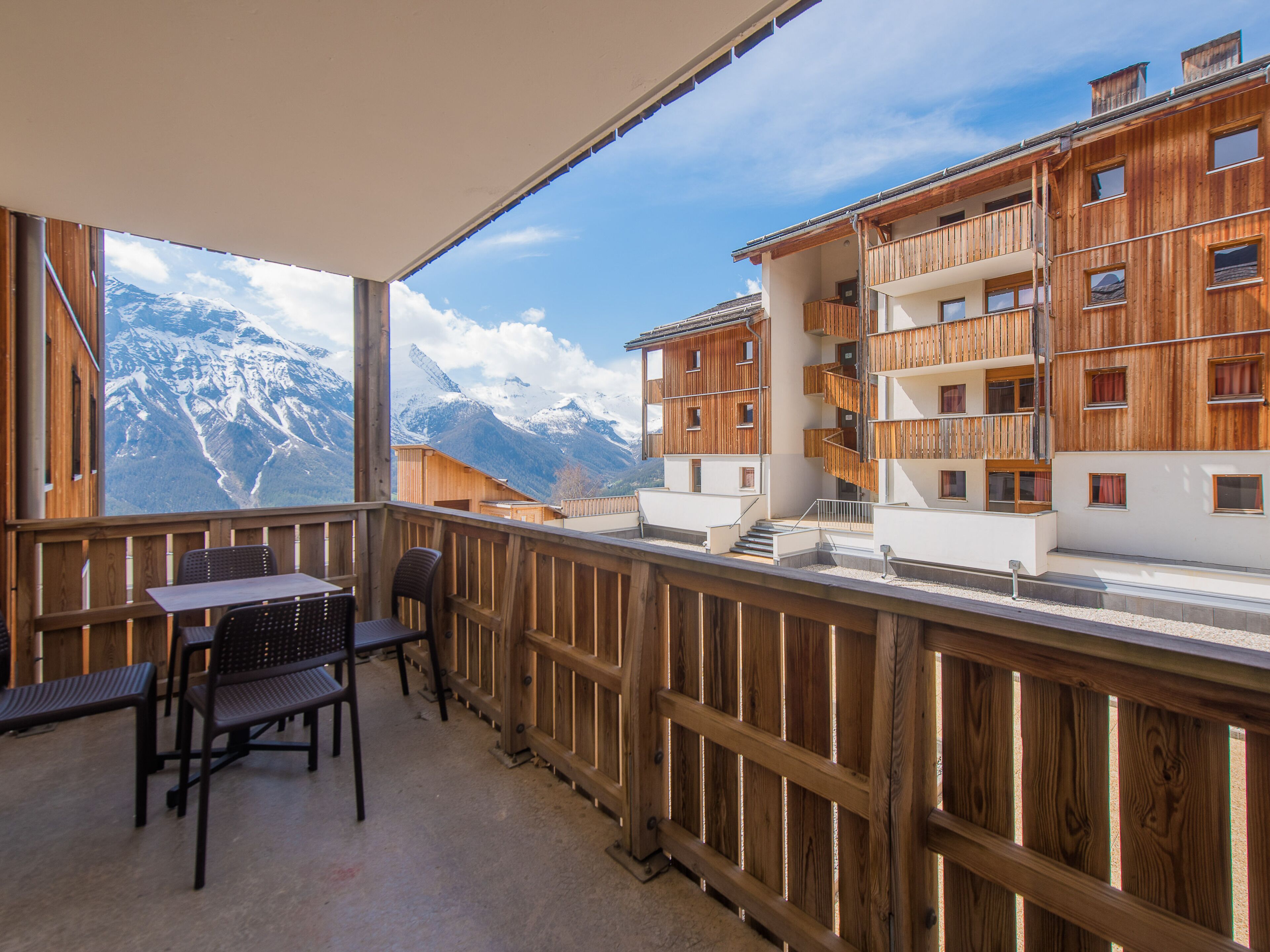 Uitzicht vanaf balkon