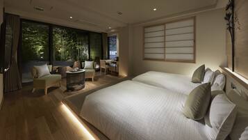 Luxury Room MIYABI Type A with Open Air Bath, Non Smoking | Desk, blackout drapes, free cribs/infant beds, free WiFi